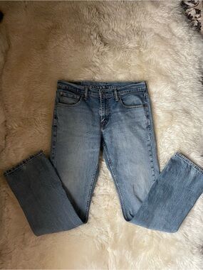 Vintage Levi's 527 men's light wash slim bootcut jeans